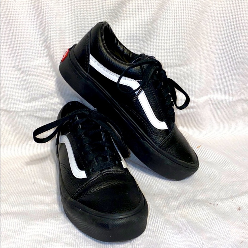 Vans leather shoes